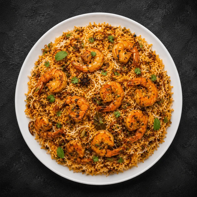 Prawns Biriyani