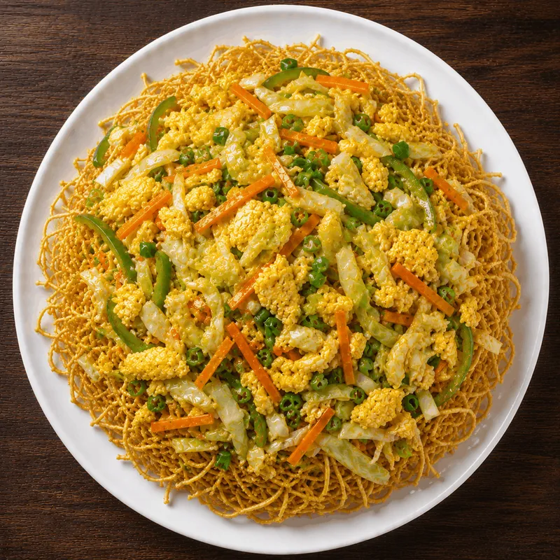 Singapore Crispy Noodles (Egg)