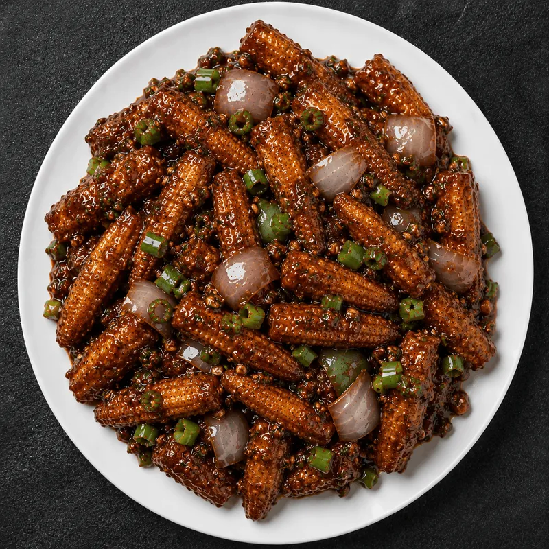 Baby Corn Manchurian