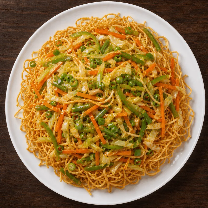Singapore Crispy Noodles (Veg)