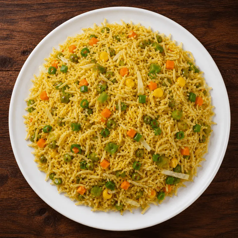Singapore Fried Rice (Veg)