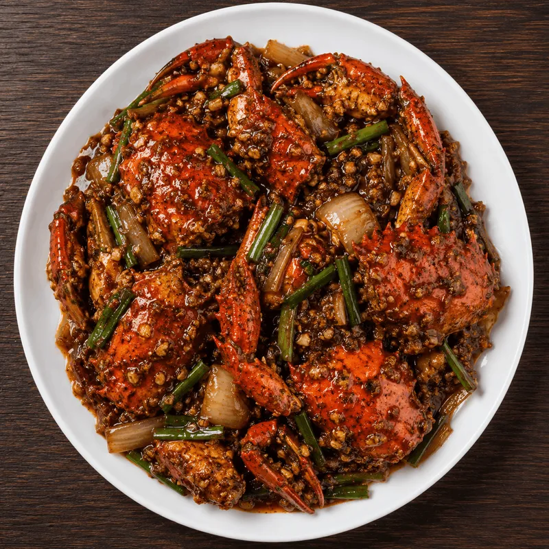 Crab in Hot Garlic Sauce