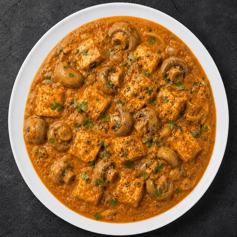 Paneer Mushroom Masala