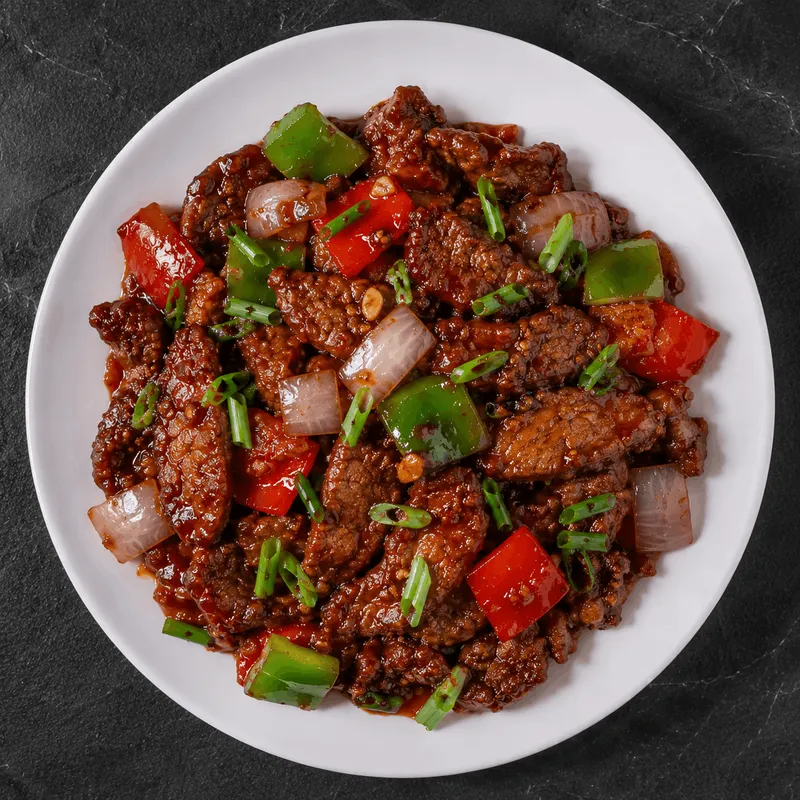 Beef in Chinese Style Chilly