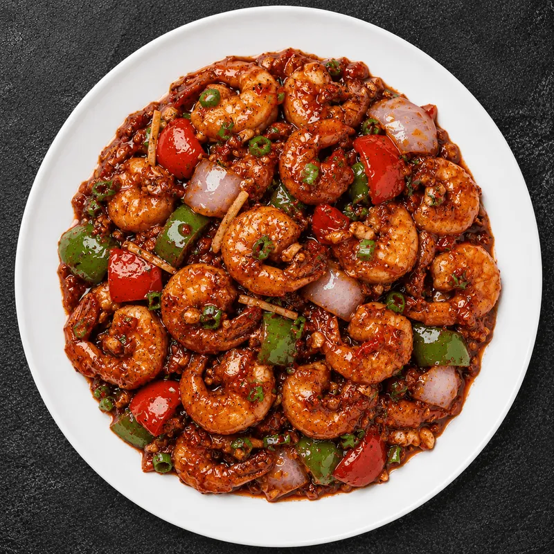 Prawns in Chinese Style Chilly