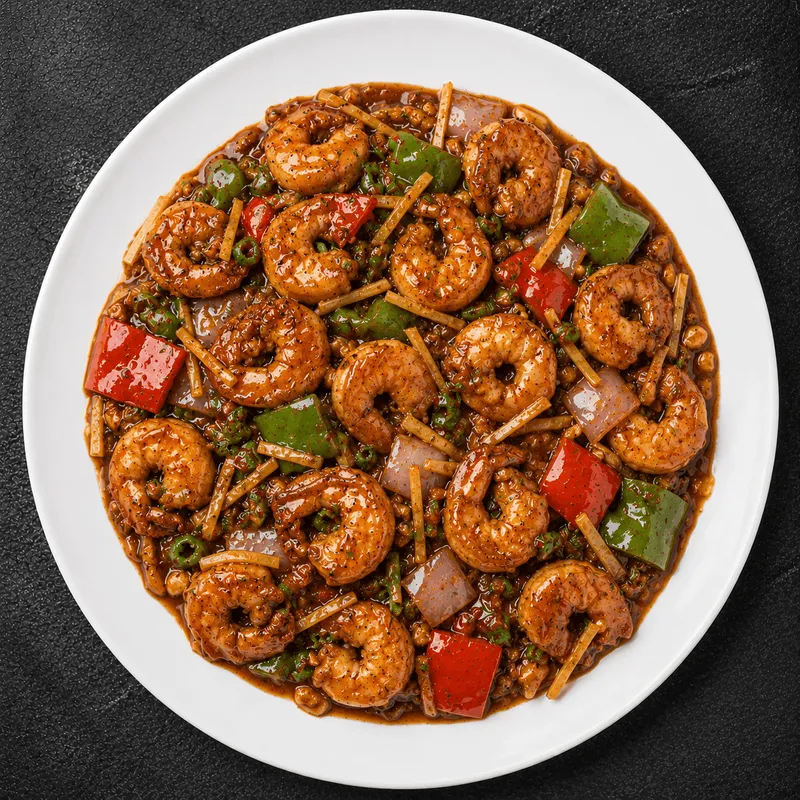 Prawns in Chinese Style Ginger