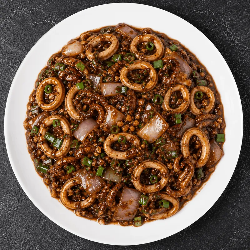 Squid in Chinese Style Manchurian