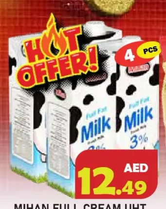 MILHAN FULL CREAM UHT MILK