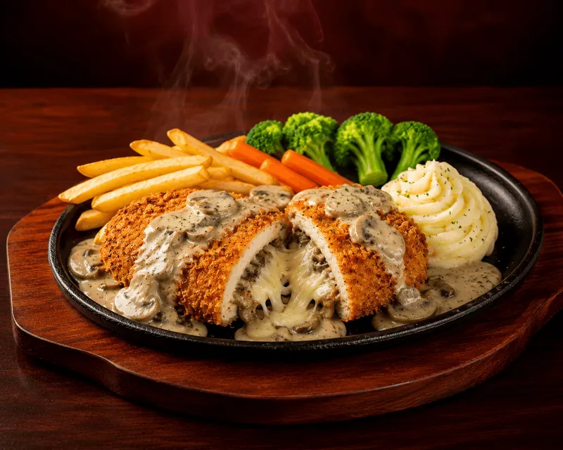 Crumb Fried Chicken (Stuffed)
