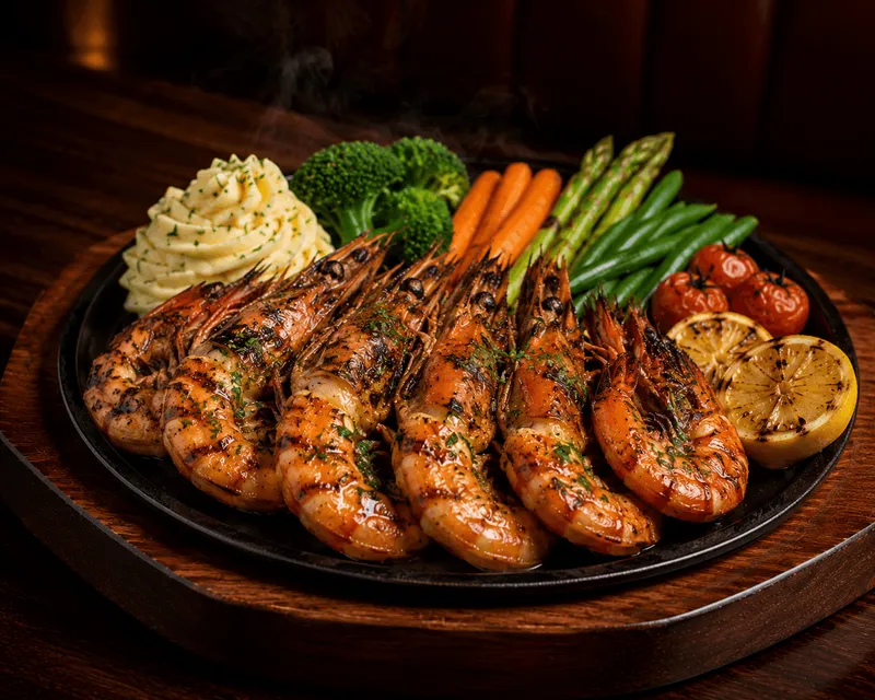 Grilled Tiger Prawns