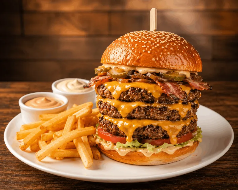 Inji's Special Royal Beef Burger