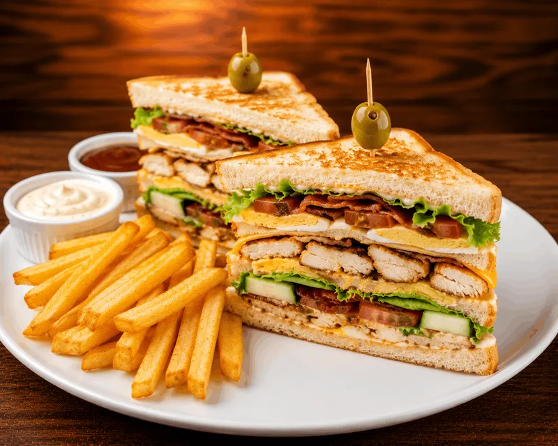 Royal Chicken Club Sandwich
