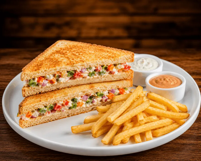 Veg Club Sandwich