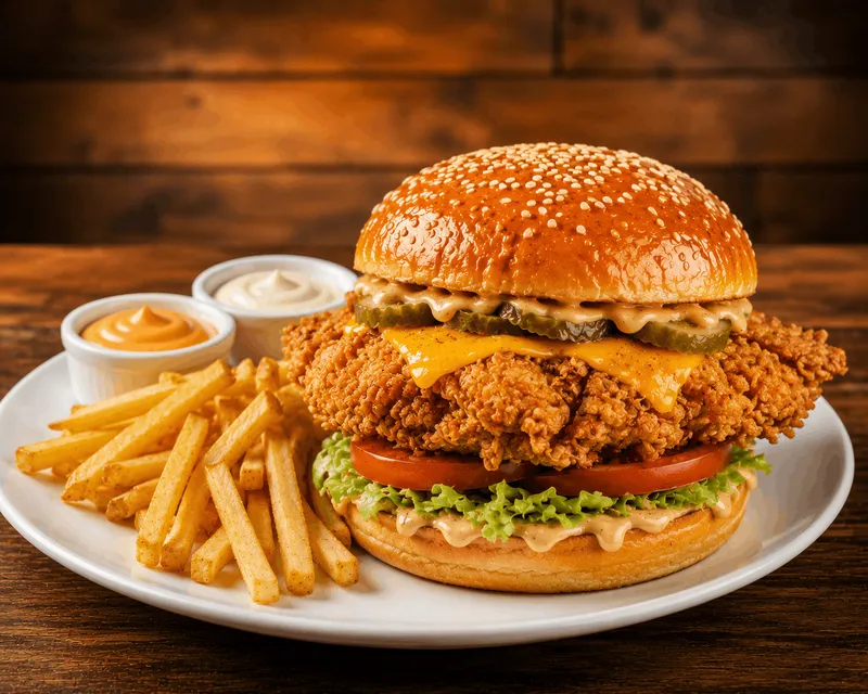 Zinger Chicken Burger