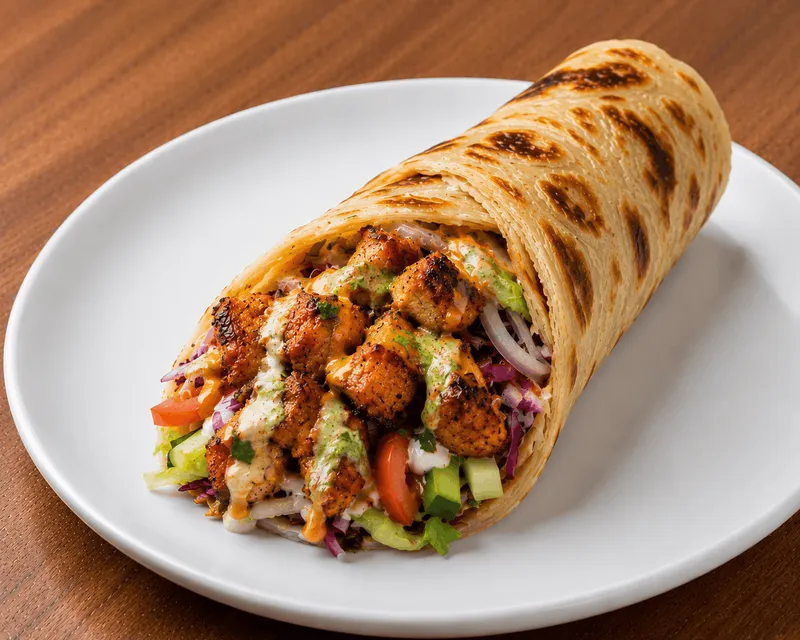Chicken Tikka Paratha Roll