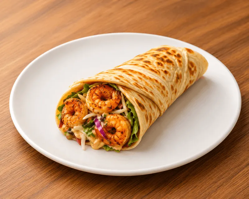 Prawns Wrap