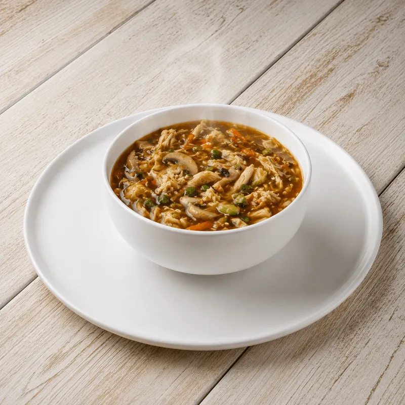 Hot Garlic Chicken Soup