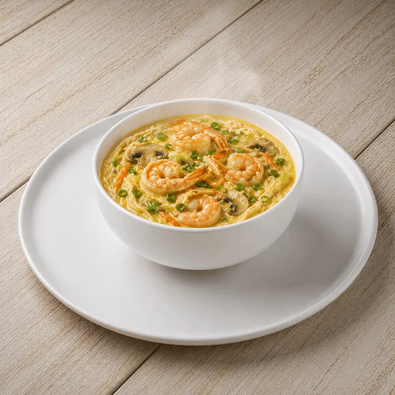 Khow Suey Soup (Prawns)