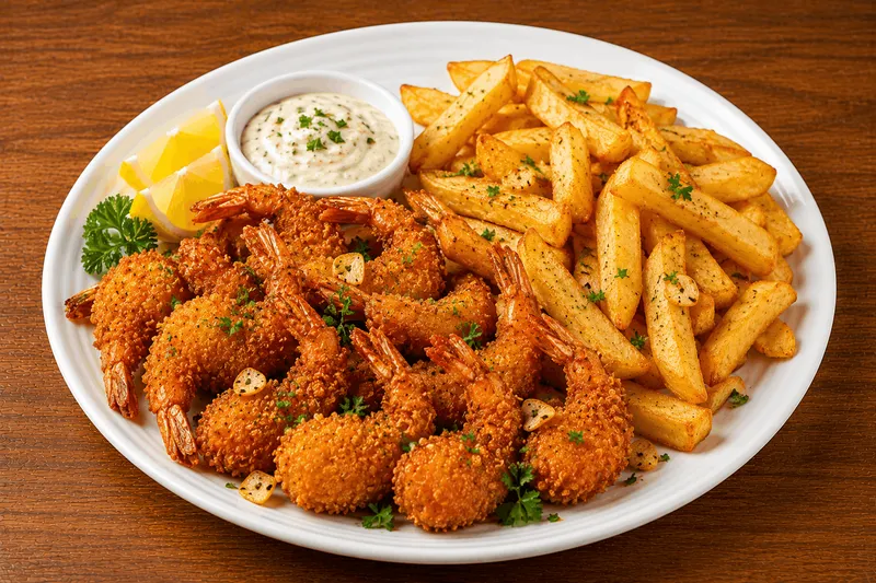 Prawns & Chips